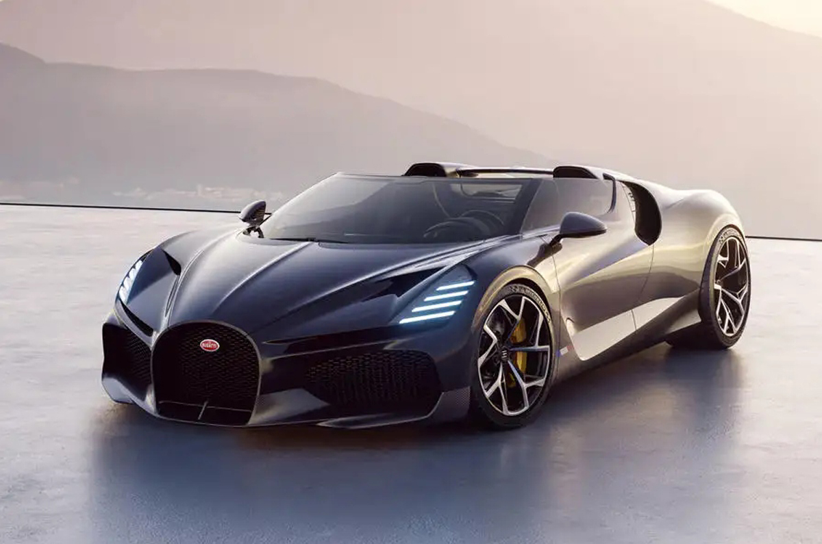 2022 Bugatti Mistral with W16 engine revealed at Monterey Car Week